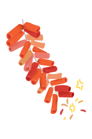 红色烟花爆竹免扣素材