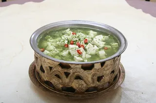 鲜韭花炖豆腐 16元 (2)