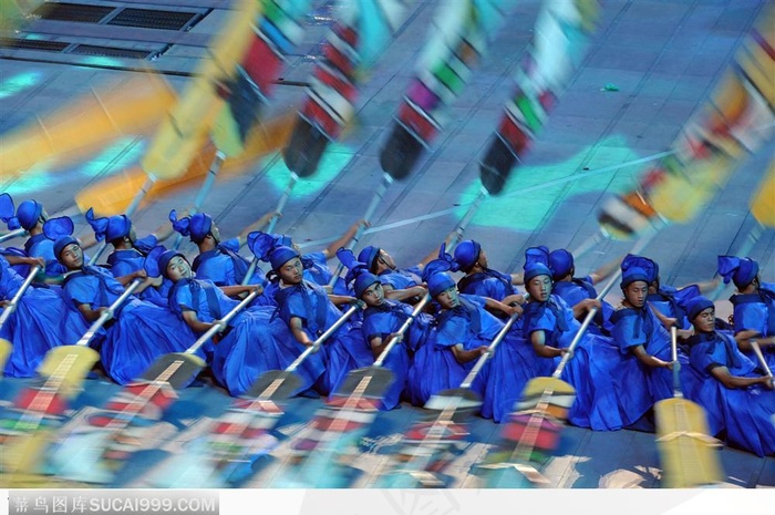 奥运会开幕式-舞动的船只演出