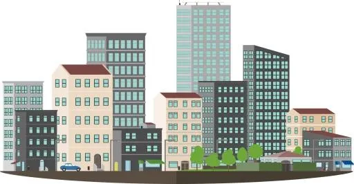 城市 PNG 图像免抠(1981x1033)