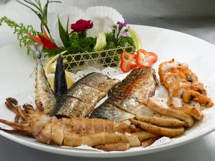 HQ-740炭烧海鲜拼盘