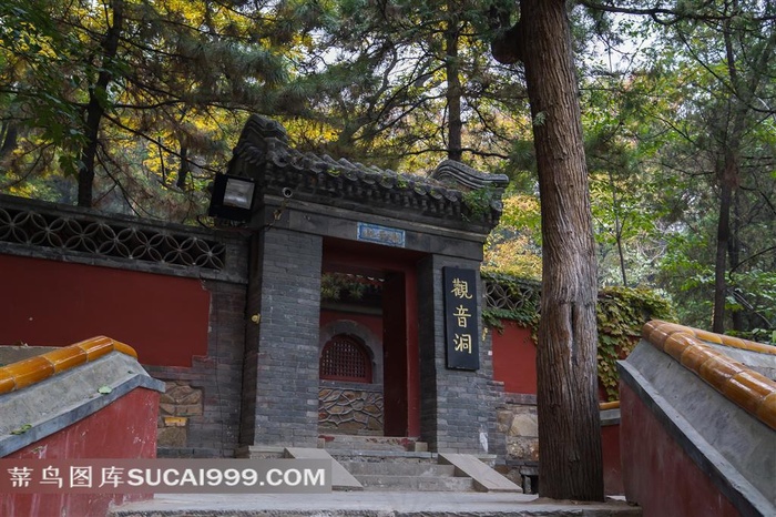 北京潭柘寺名胜山林景观