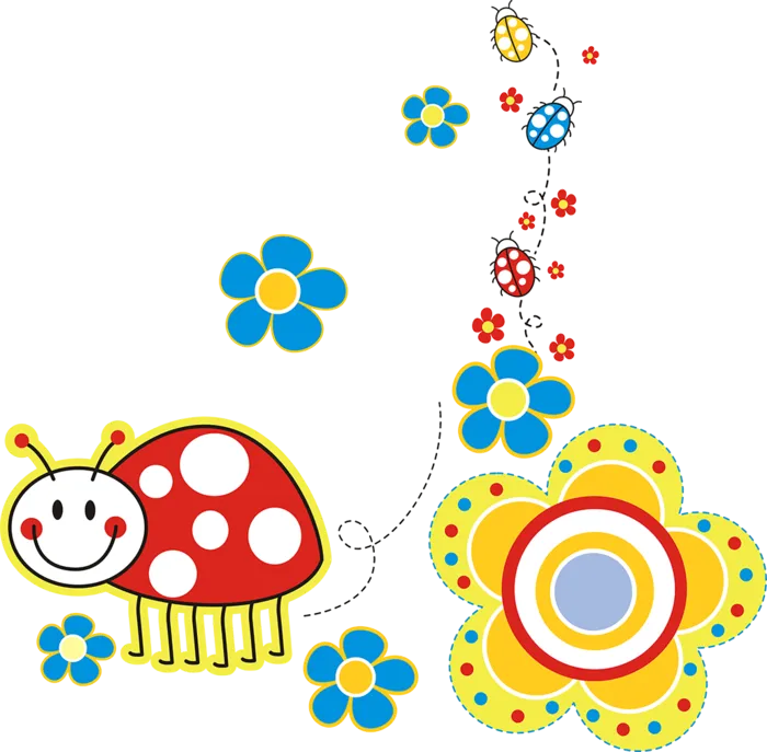 花朵与瓢虫