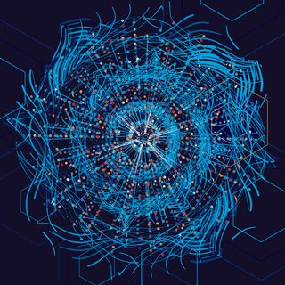 几何抽象粒子线条光线科技感网页banner展板背景AI矢量设计素材