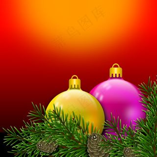 圣诞节背景插画图片