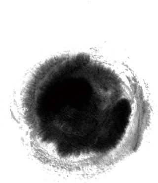 分散水墨墨迹免扣素材png