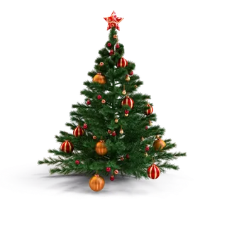 圣诞节平安夜圣诞树免扣素材圣诞元素