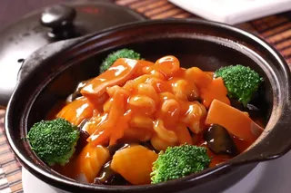 砂锅石锅美食煲类特色菜怀海鲜煲