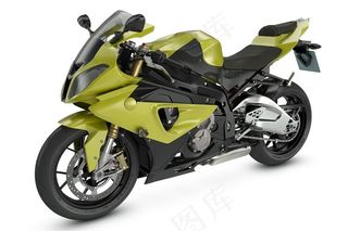 草绿色摩托车图片
