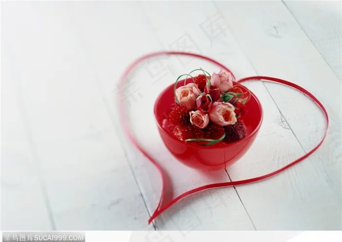 礼物饰品-精美的红色玫瑰