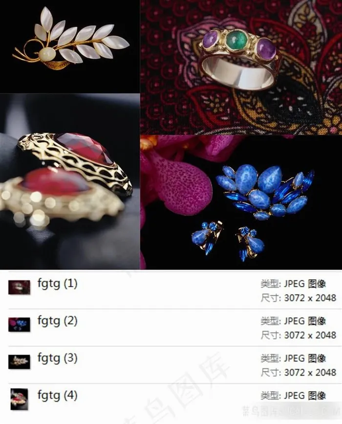 婚礼饰品摄影素材