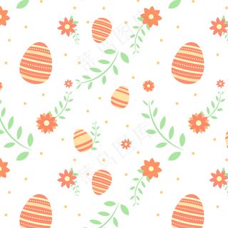 复活节图案背景图片