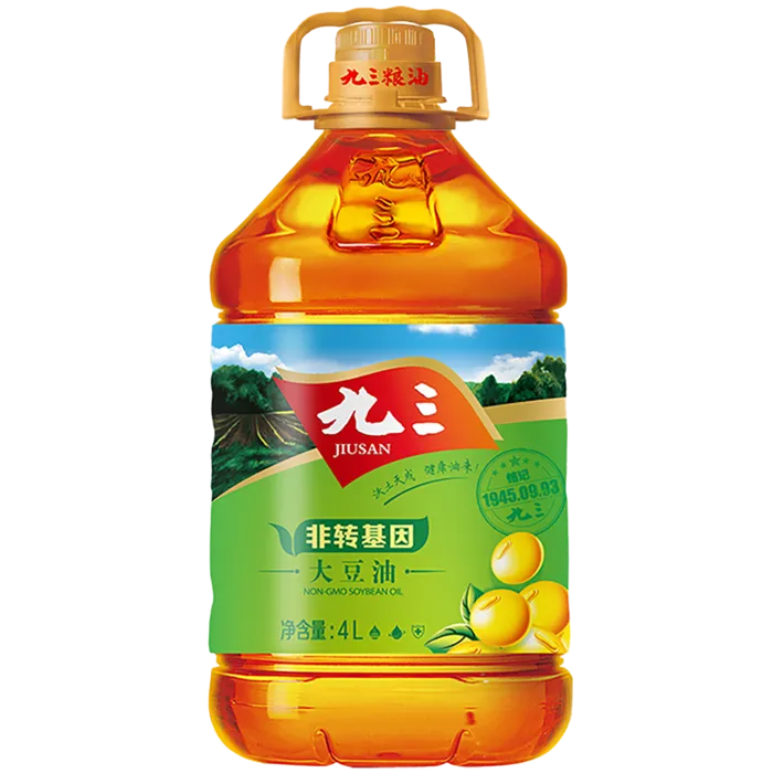 九三大豆油4升超市商品白底图免抠实物摄影png格式图片透明底