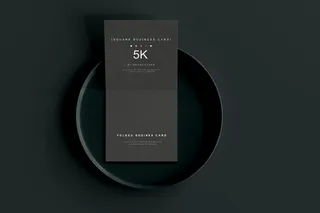 高端暗黑文具类文创VI样机模板