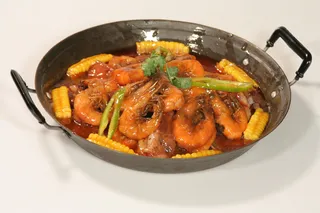 香辣排骨虾36元