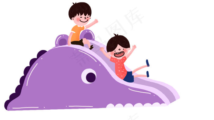 儿童节小孩玩耍