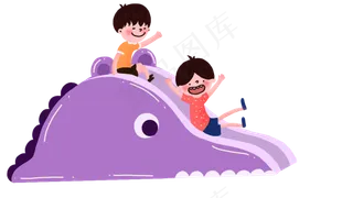 儿童节小孩玩耍