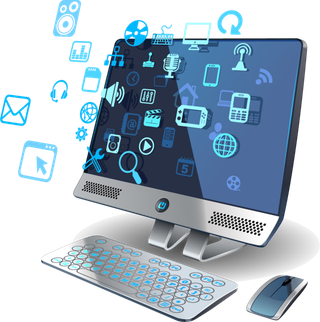 电脑信息科技科技kv主视觉