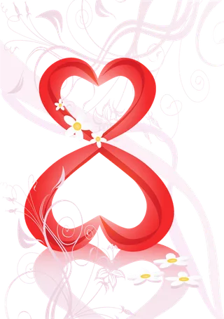 38妇女节三八女神女王粉色花朵玫瑰艺术字设计png免抠ps素材