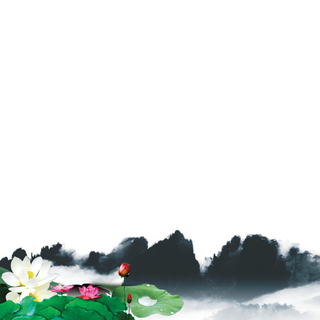 山水画素材中国风水墨画素材元素中国画