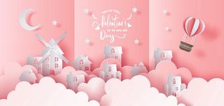 2.14情人节高端大气矢量插画