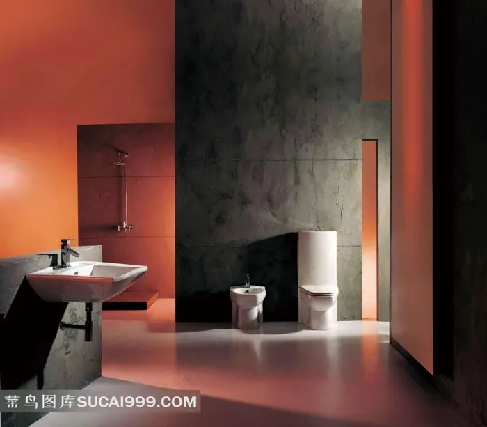 后现代艺术浴室