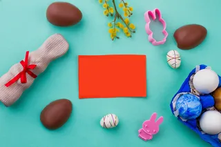 复活节自制饼干模具彩蛋明信片场景(32)