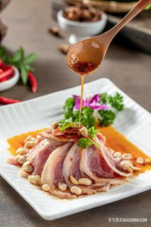 凉拌猪手美食图片