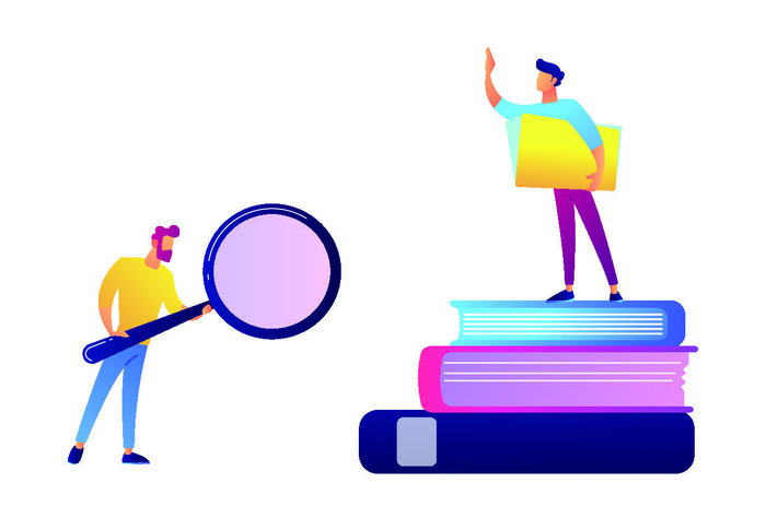 扁平化人物场景办公互联网等距ai矢量设计网页海报UI素材插画