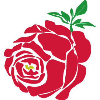 一朵玫瑰装饰元素