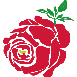 一朵玫瑰装饰元素