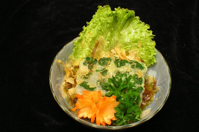 洋葱沙拉美食素材图片