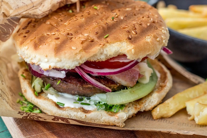 汉堡美食快餐图片