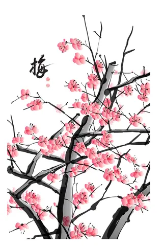 中国山水画水墨图案素材35