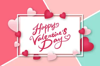 情人节快乐红心贺卡