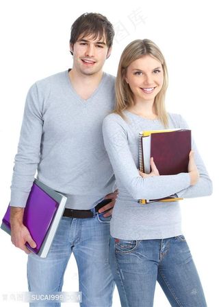 开心的大学生高清图片