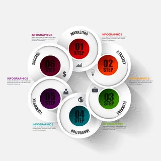 ppt素材3d数据图表模板可视化图形统计标签矢量图标模型ai源文件