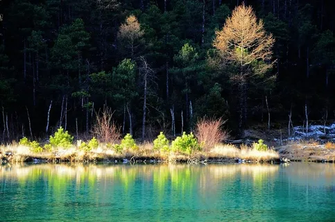云南玉龙雪山风景图
