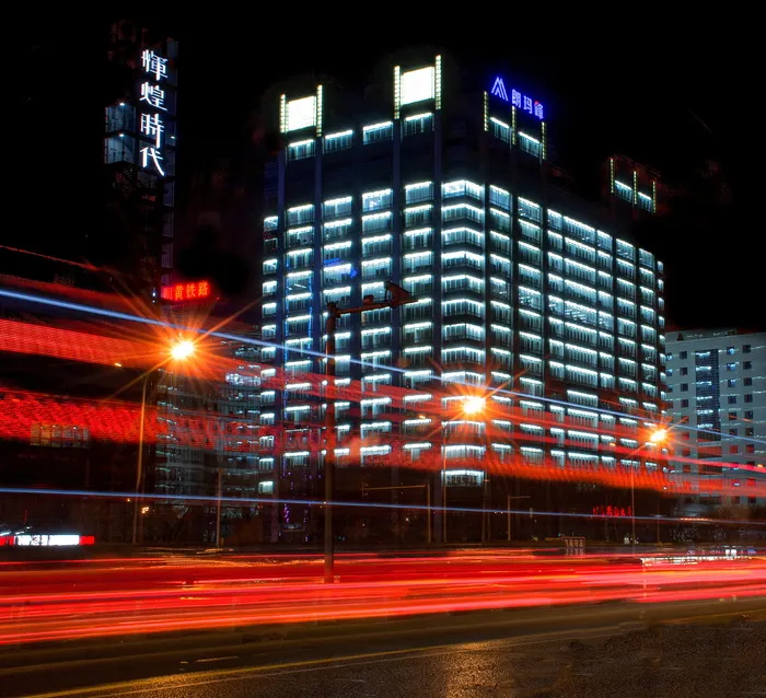 高清唯美城市夜景高楼大厦