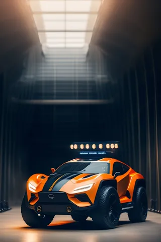 未来跑车概念图