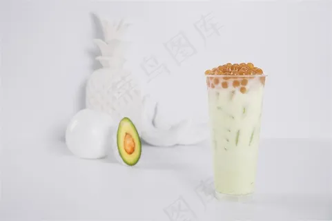 牛油果珍珠奶茶图片 牛油果珍珠奶茶图片