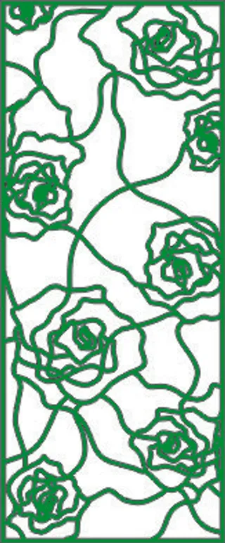 雕刻 田园 镂空 现代 边框