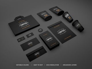 设计现代认识品牌样机