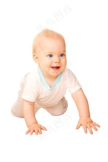 爬行的宝宝摄影高清图片
