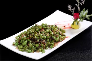 R00912榄菜肉沫煸玉豆 (1)