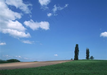 白云蓝天干净美图素材