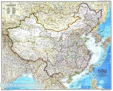 超大中国地图英文版 超大中国地图英文版