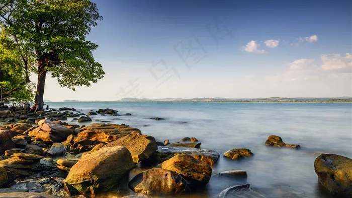 树石海图片素材