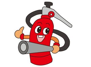 矢量卡通灭火器