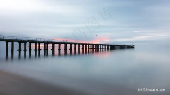 唯美大桥图片素材